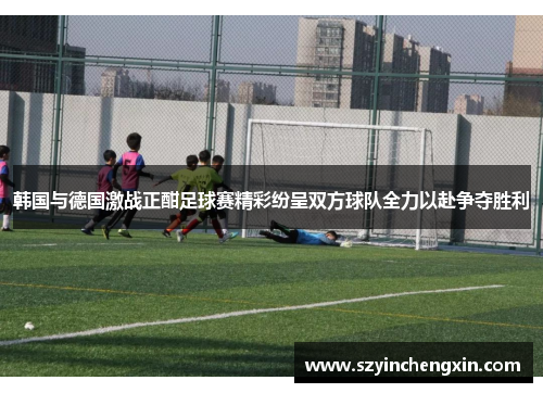 韩国与德国激战正酣足球赛精彩纷呈双方球队全力以赴争夺胜利